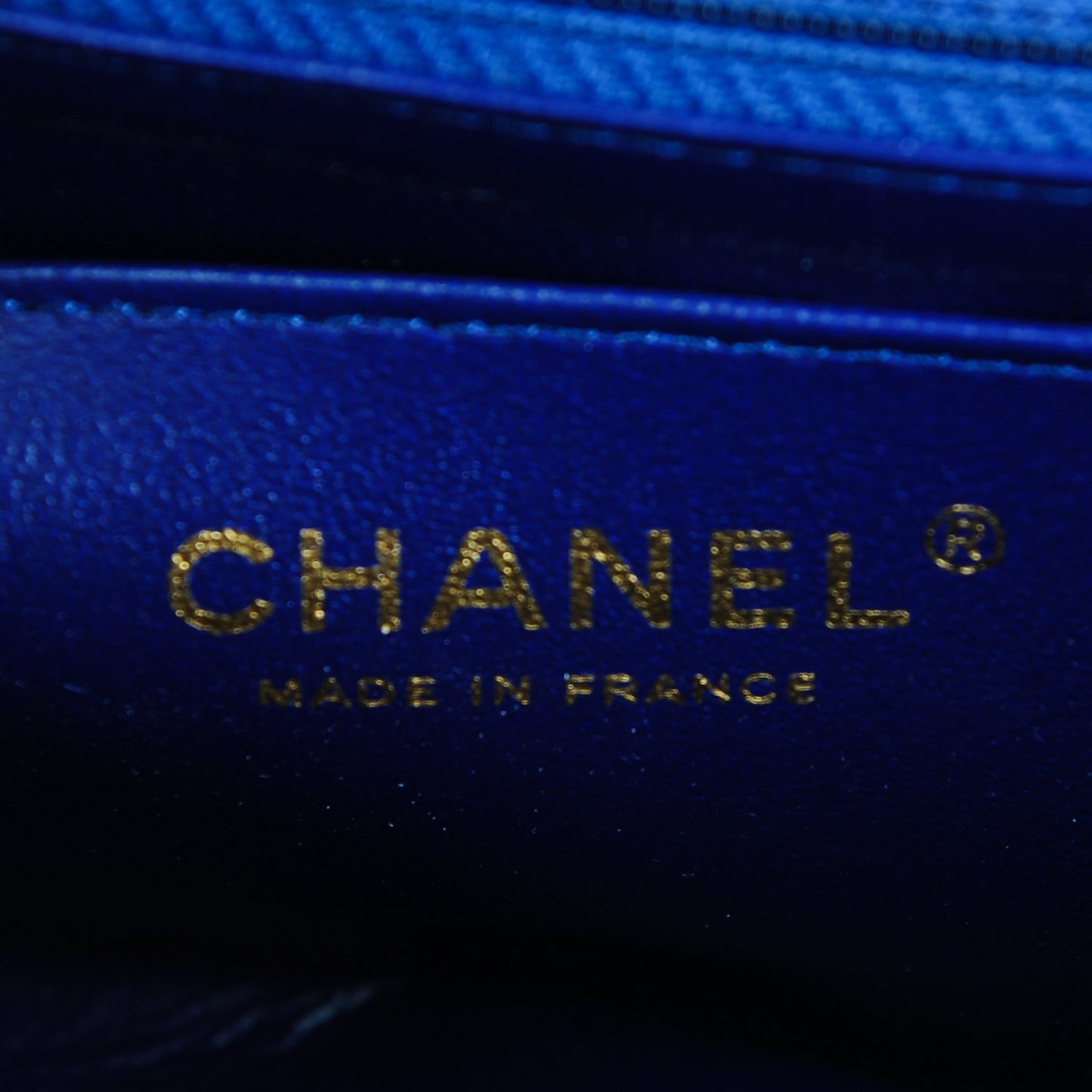 Velvet Quilted Mini Rectangular Flap Blue