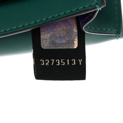 Bulgari Calfskin Serpenti Forever Purse Card Holder Emerald Violet Amethyst 11 of 17