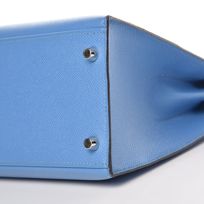 Hermes Epsom Kelly Sellier 28 Bleu Paradise 8 of 36