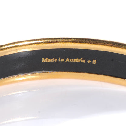 Hermes Enamel Printed Chasse au Bois Narrow Bracelet 65 4 of 5