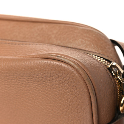 Gucci Pebbled Calfskin Small Soho Disco Bag Camelia 15 of 16