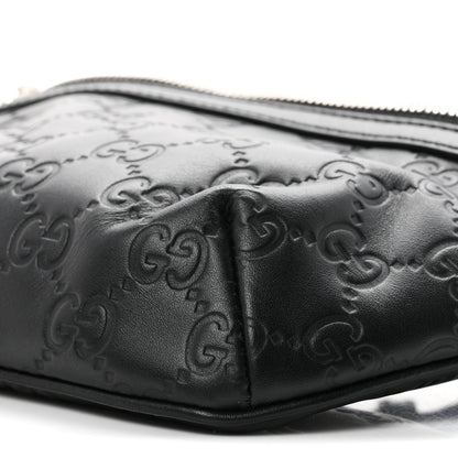 Gucci Guccissima Belt Bag Black Black 10 of 10