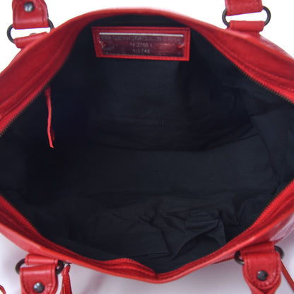 Balenciaga Agneau Classic Hardware City Rouge Cardinal 5 of 10