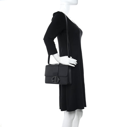 Christian Dior 30 Montaigne Flap Bag Black 2 of 12