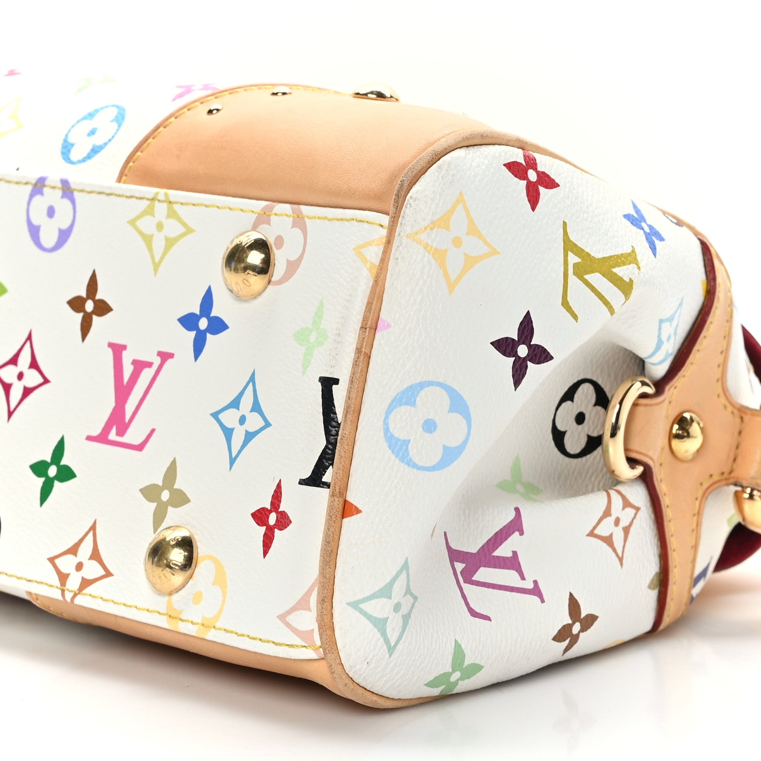Louis Vuitton Monogram Multicolor Beverly MM White 8 of 9