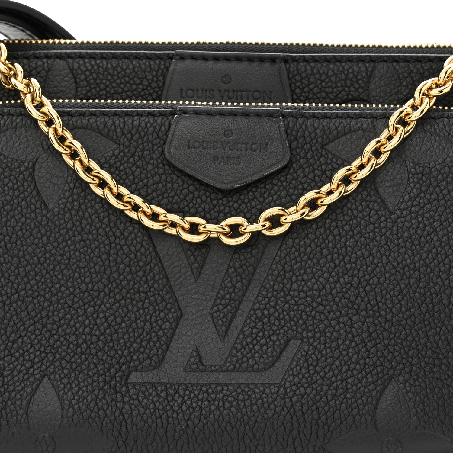 Louis Vuitton Empreinte Monogram Giant Wild At Heart Multi Pochette Accessories Black 8 of 10
