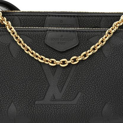 Louis Vuitton Empreinte Monogram Giant Wild At Heart Multi Pochette Accessories Black 8 of 10