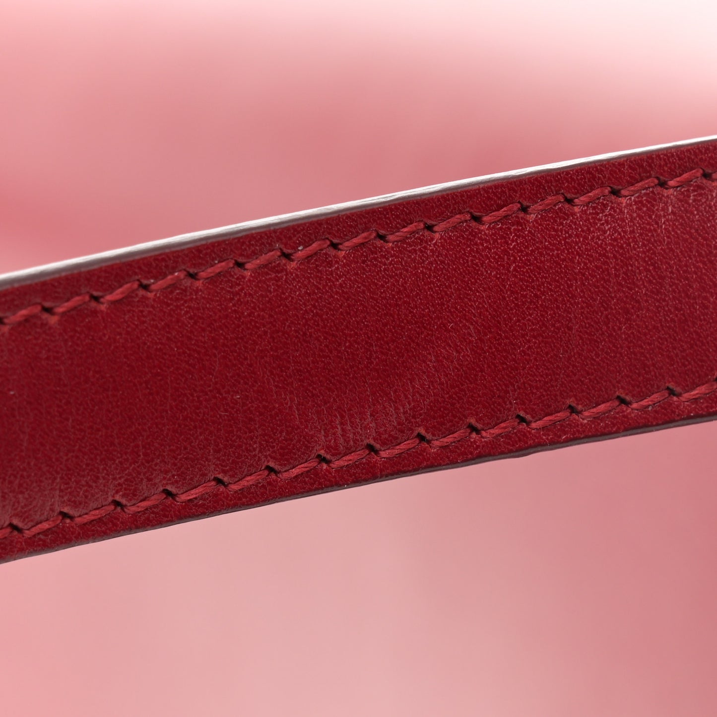 Box Calfskin Medium Classic Box Flap Bag Red