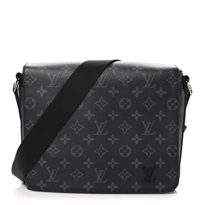 Louis Vuitton Monogram Eclipse District PM Black 1 of 9