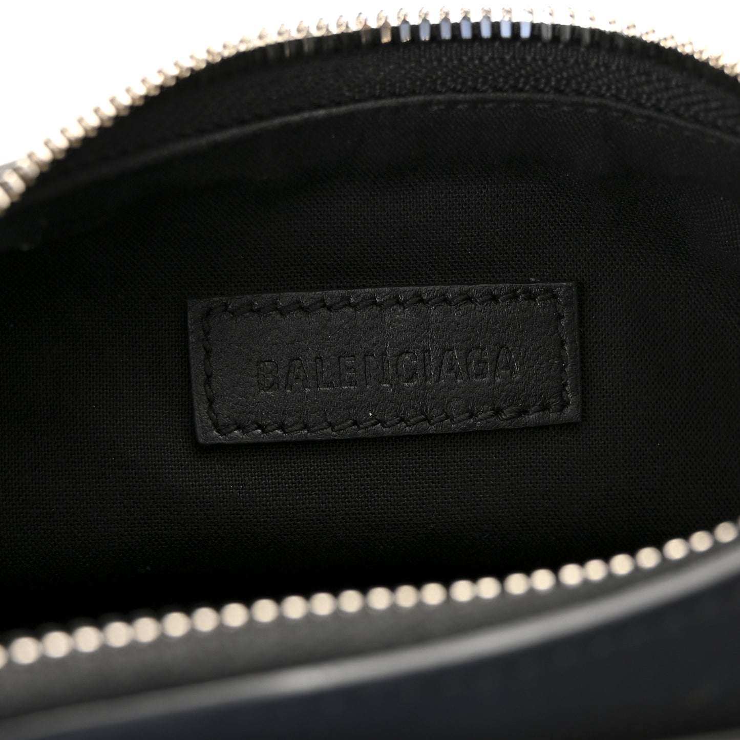 Calfskin Le Cagole With Buckles Shoulder Bag XS Black