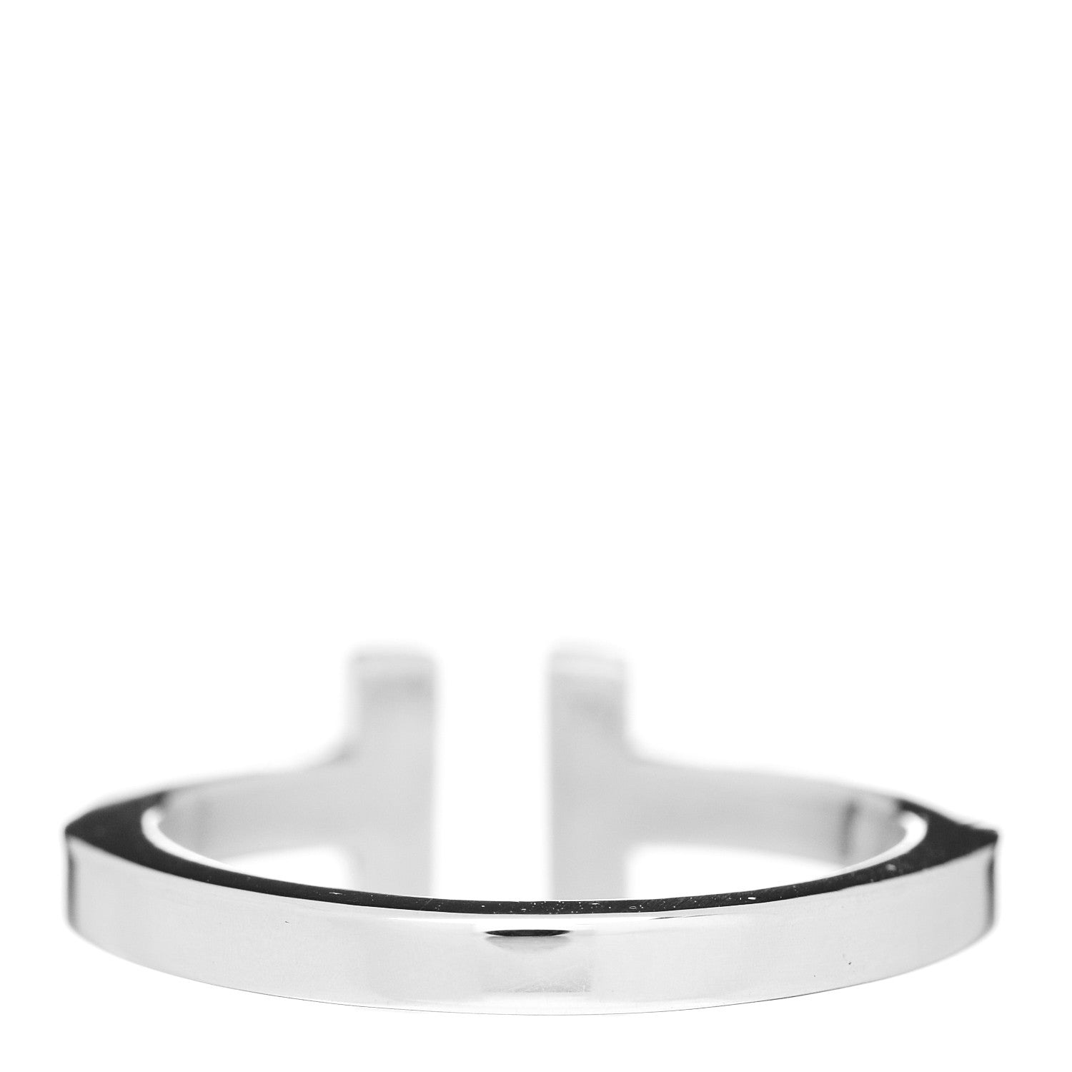 Tiffany Sterling Silver T Square Ring 57 8 4 of 5