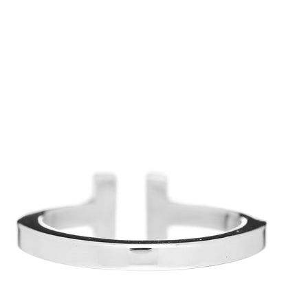 Tiffany Sterling Silver T Square Ring 57 8 4 of 5
