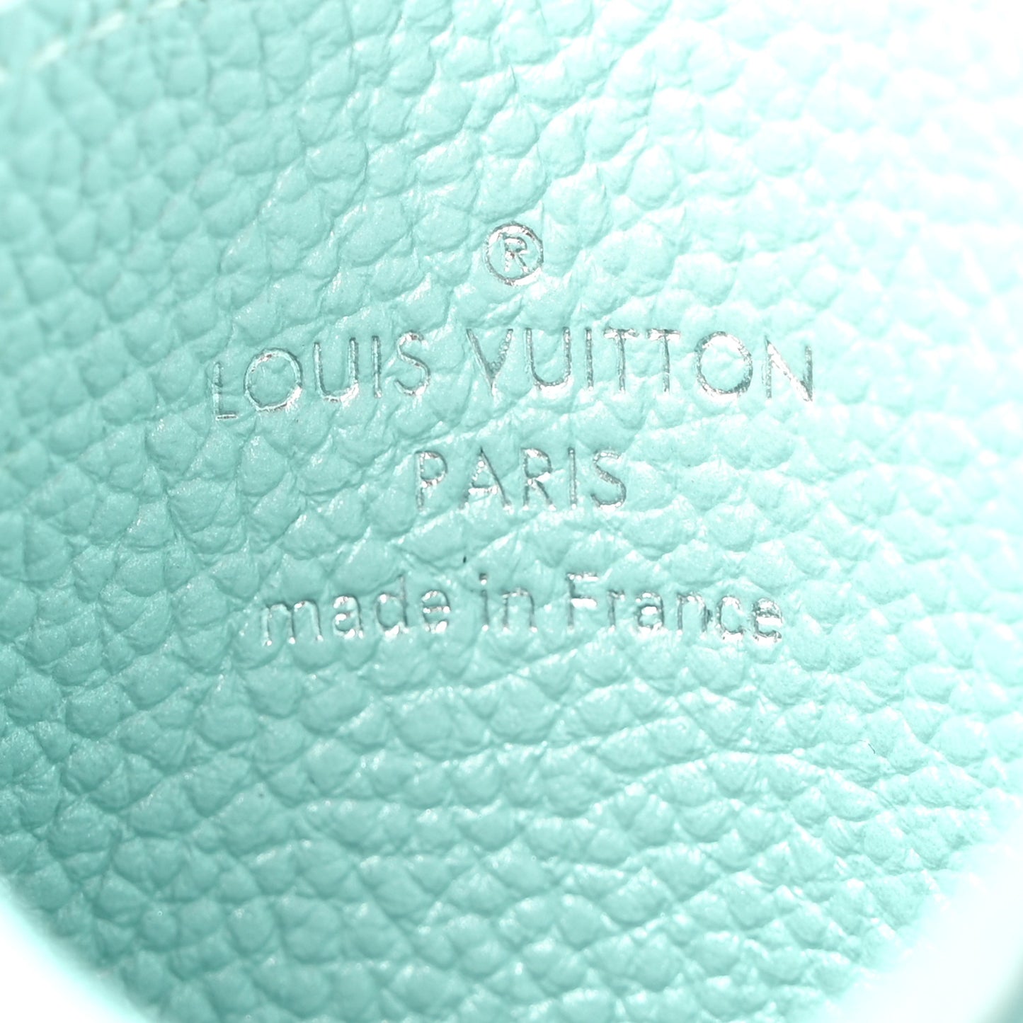 Empreinte Monogram LV Charms Card Holder Pearly Lagoon Turquoise