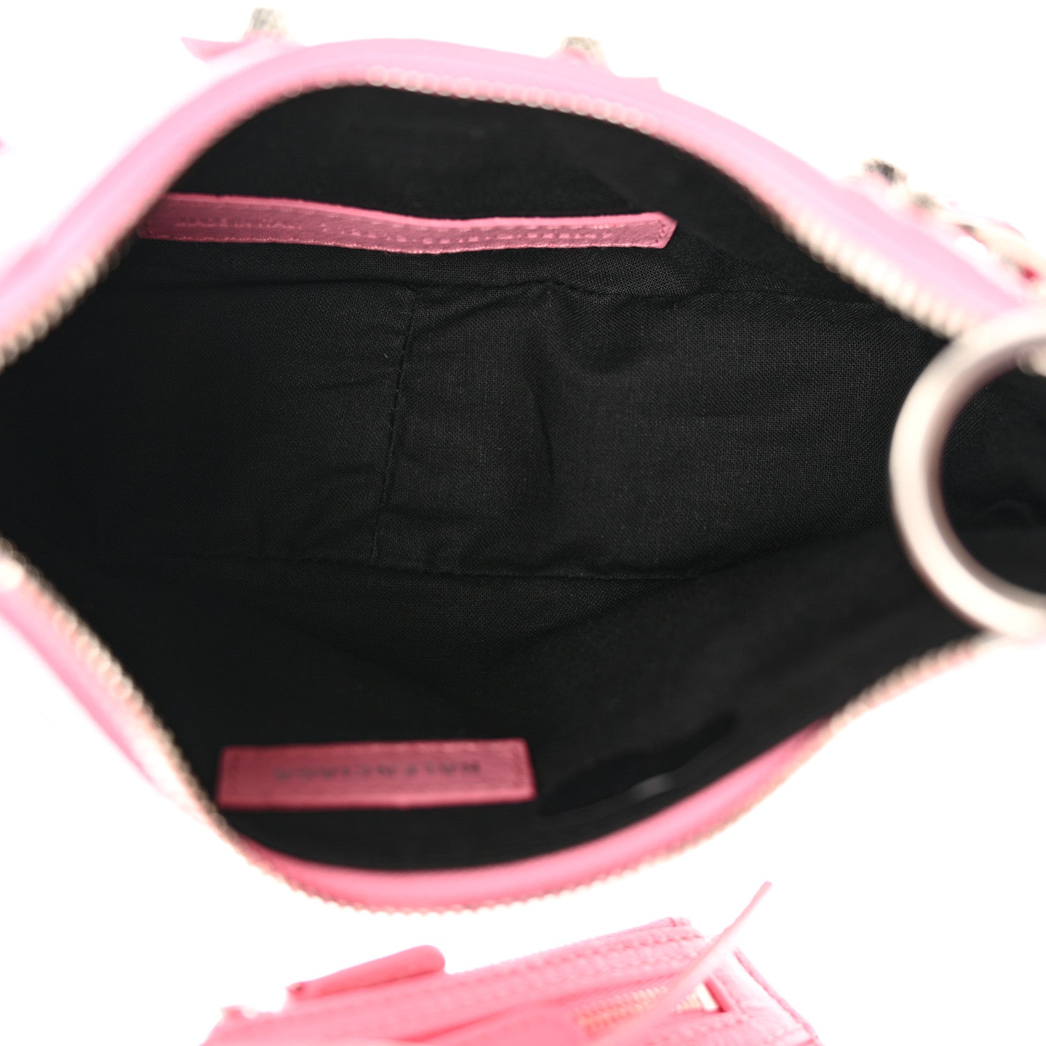 Balenciaga Agneau Arena Le Cagole Chain Shoulder Bag XS Candy Pink 5 of 10