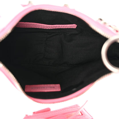 Balenciaga Agneau Arena Le Cagole Chain Shoulder Bag XS Candy Pink 5 of 10