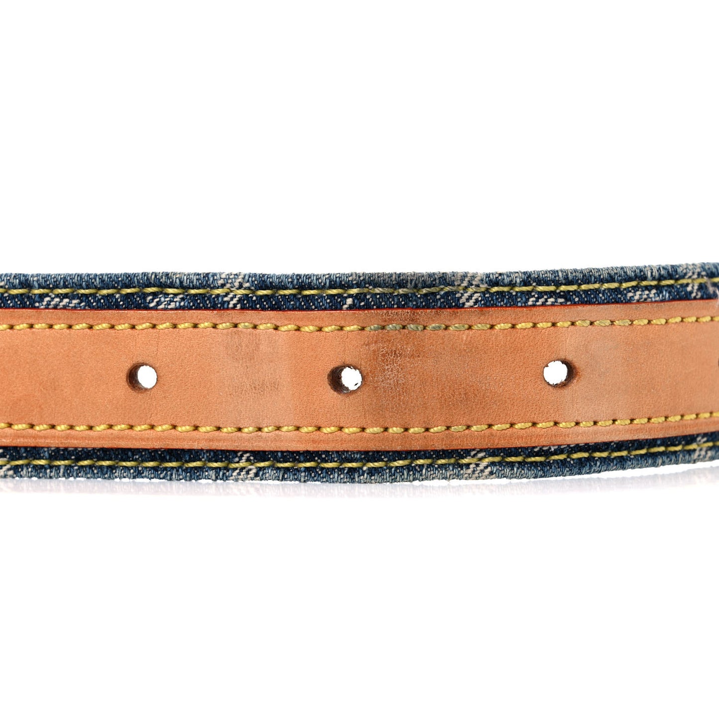Monogram Denim Belt 80 32 Blue