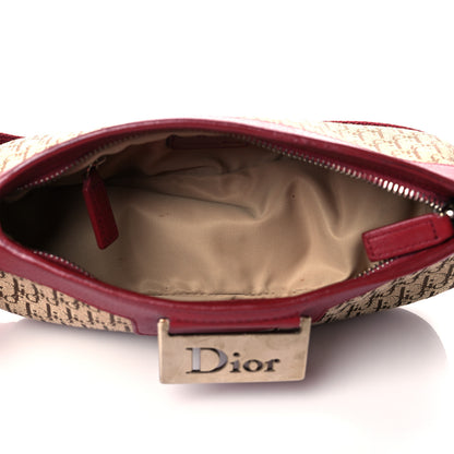 Christian Dior Monogram Small Columbus Hobo Red 5 of 10