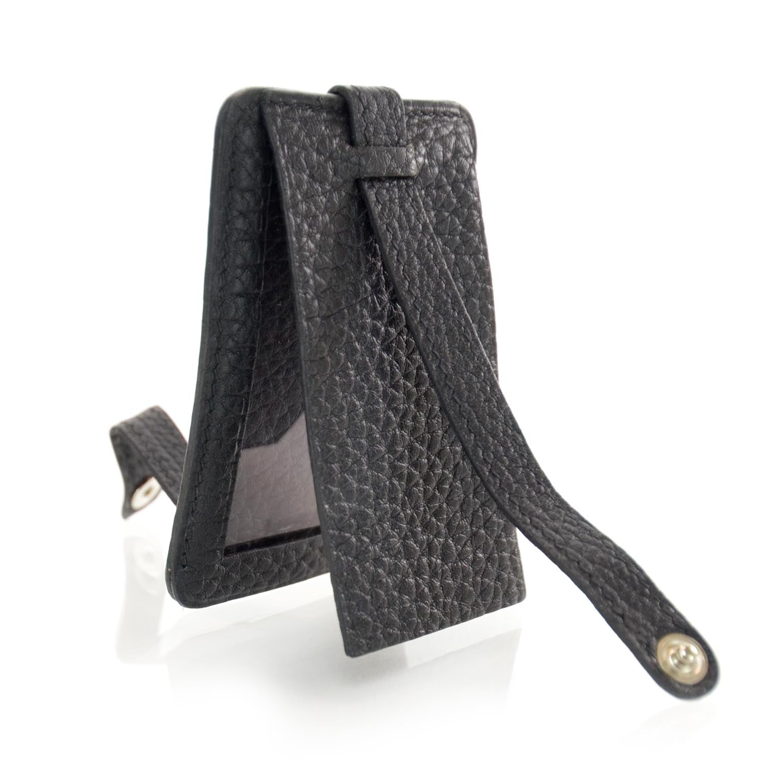 Hermes Togo Luggage Tag Black 1 of 4