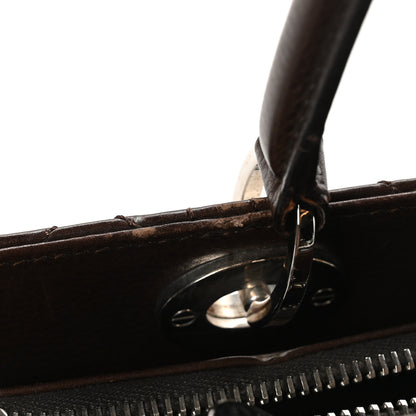 Christian Dior Cannage Stitched East West Lady Dior Brown 11 of 12