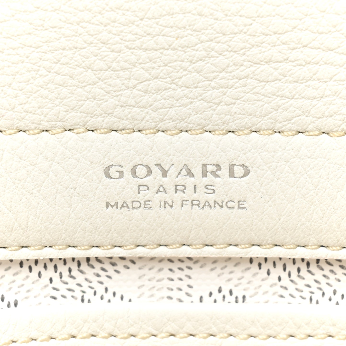 Goyardine Rouette PM White