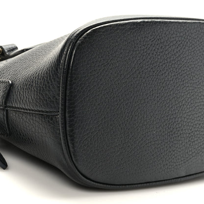 Gucci Dollar Calfskin Small GG Charm Dome Bag Black 8 of 9