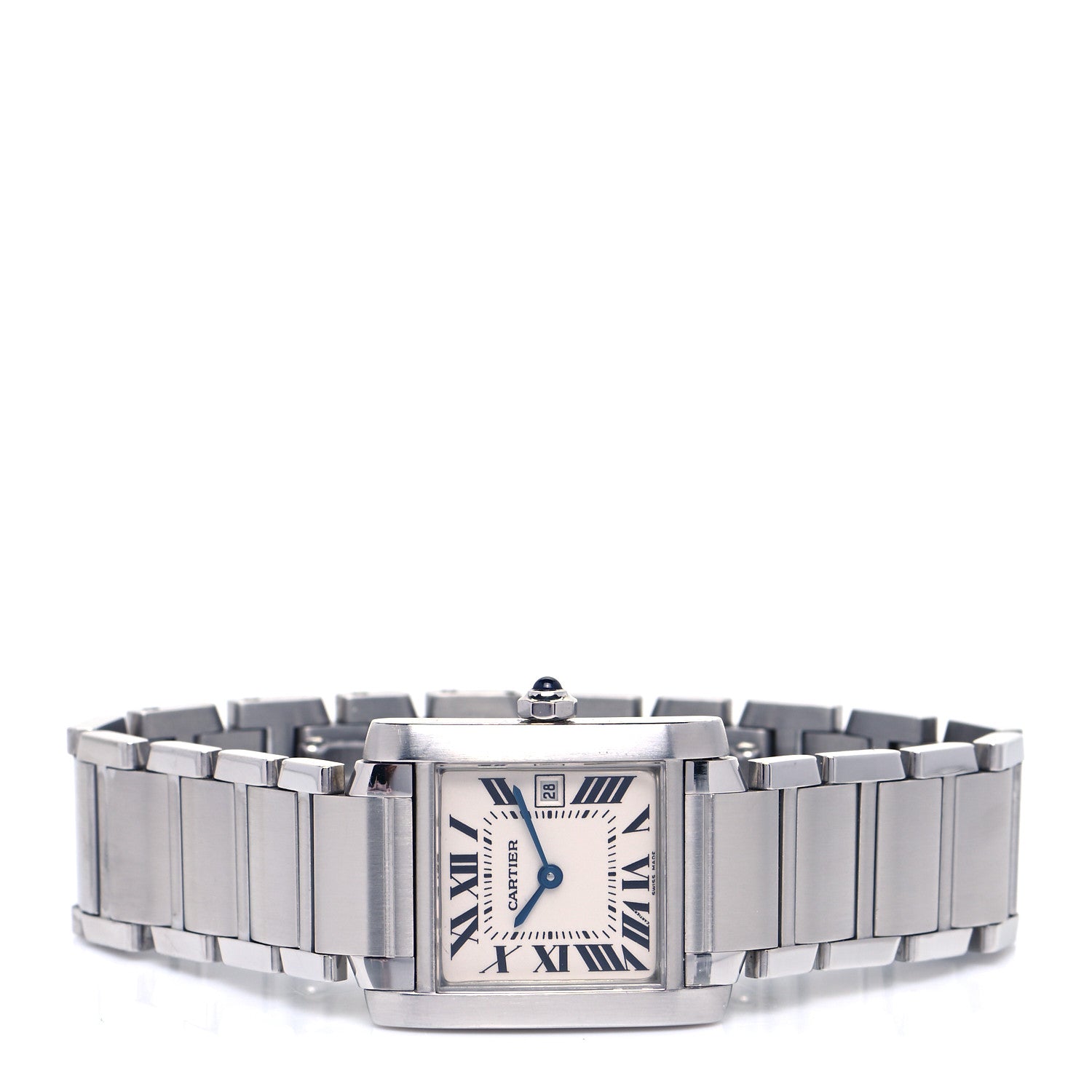 Cartier Stainless Steel 25mm Tank Francaise Quartz Watch 2 of 5