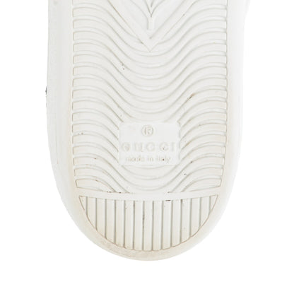 Gucci Calfskin Web Floral Embroidered Ace Sneakers 39.5 White 8 of 10