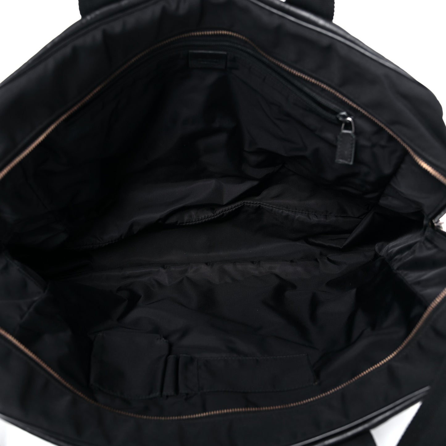 Guccissima Nylon Briefcase Black