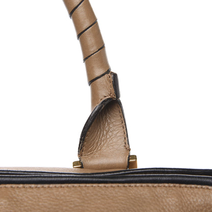 Chloe Calfskin Braided Large Marcie Satchel Nut 15 of 17