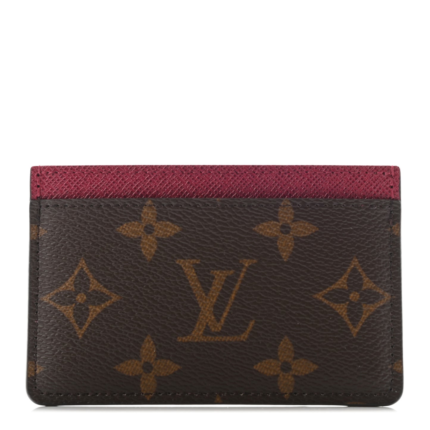 Monogram Card Holder Fuchsia