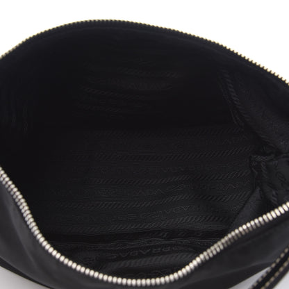 Prada Tessuto Nylon Shoulder Bag Black 4 of 9