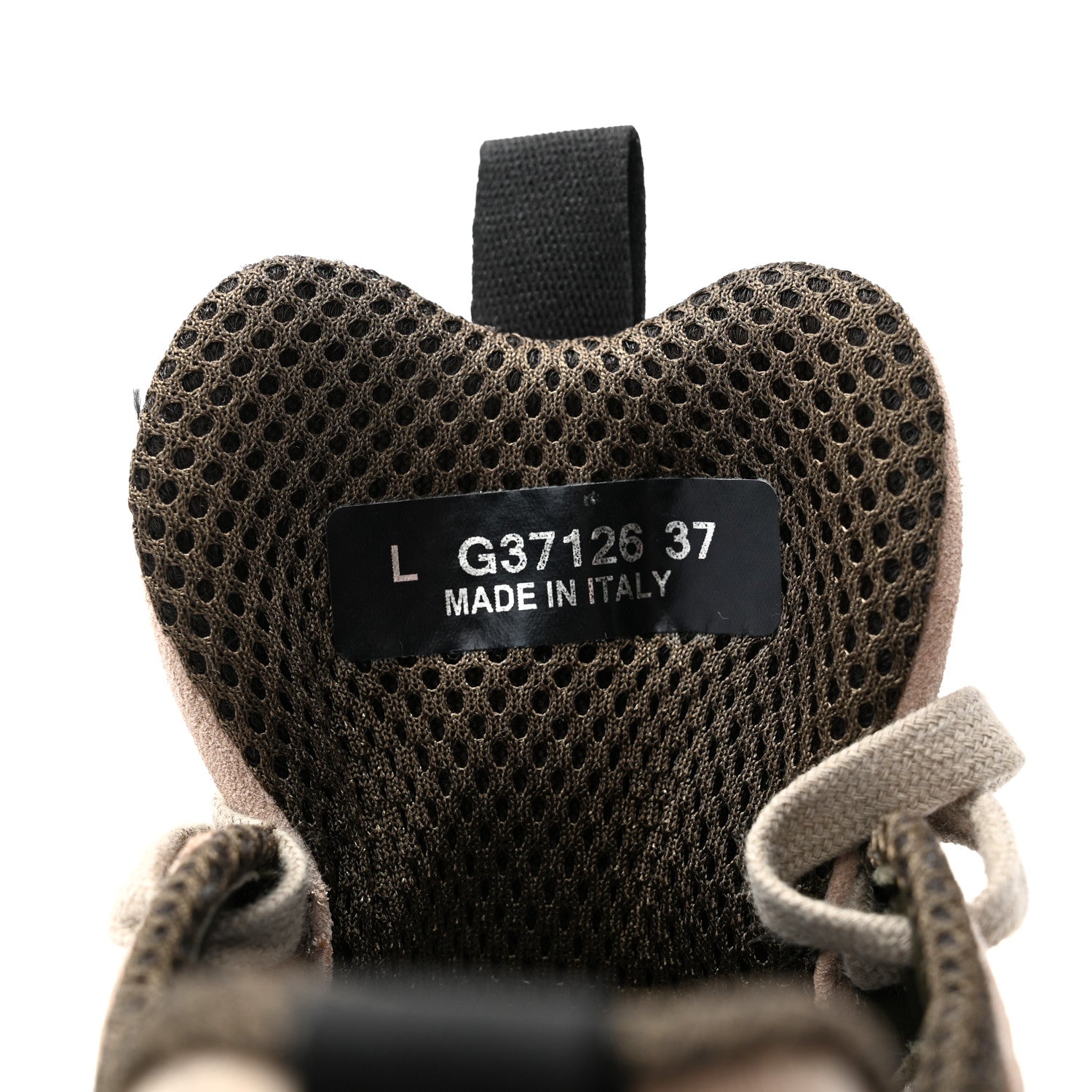 Chanel Suede Calfskin Embroidered CC Sneakers 37 Beige Black 7 of 7