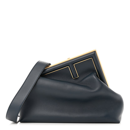 Fendi Shiny Nappa Medium Fendi First Dark Blue 1 of 10