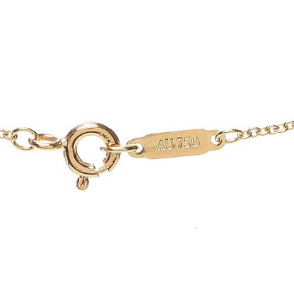Tiffany 18K Yellow Gold Twist Anchor Charm Pendant Necklace 4 of 6