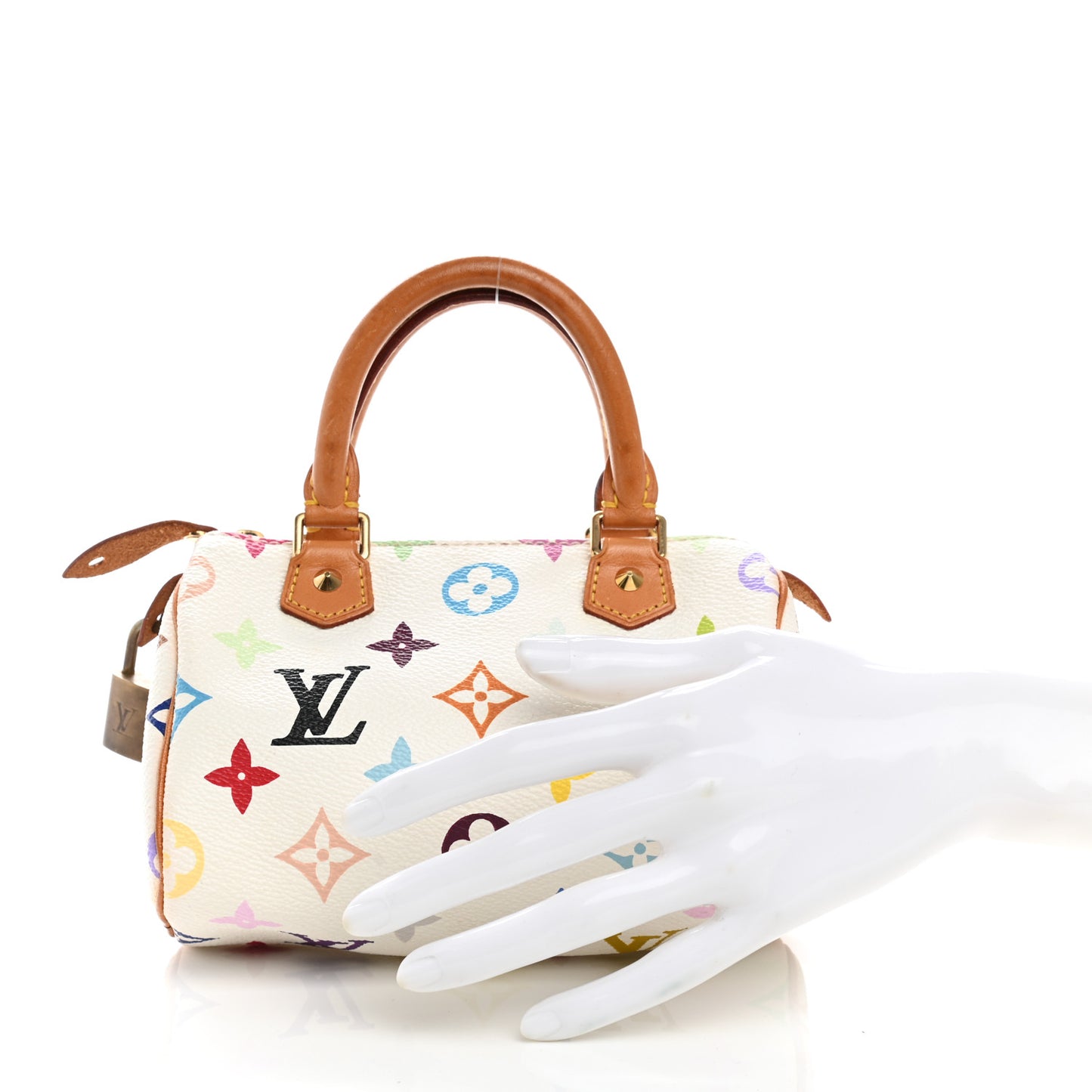 Monogram Multicolor Mini Sac HL Speedy White