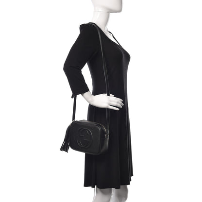 Gucci Pebbled Calfskin Small Soho Disco Bag Black 2 of 10