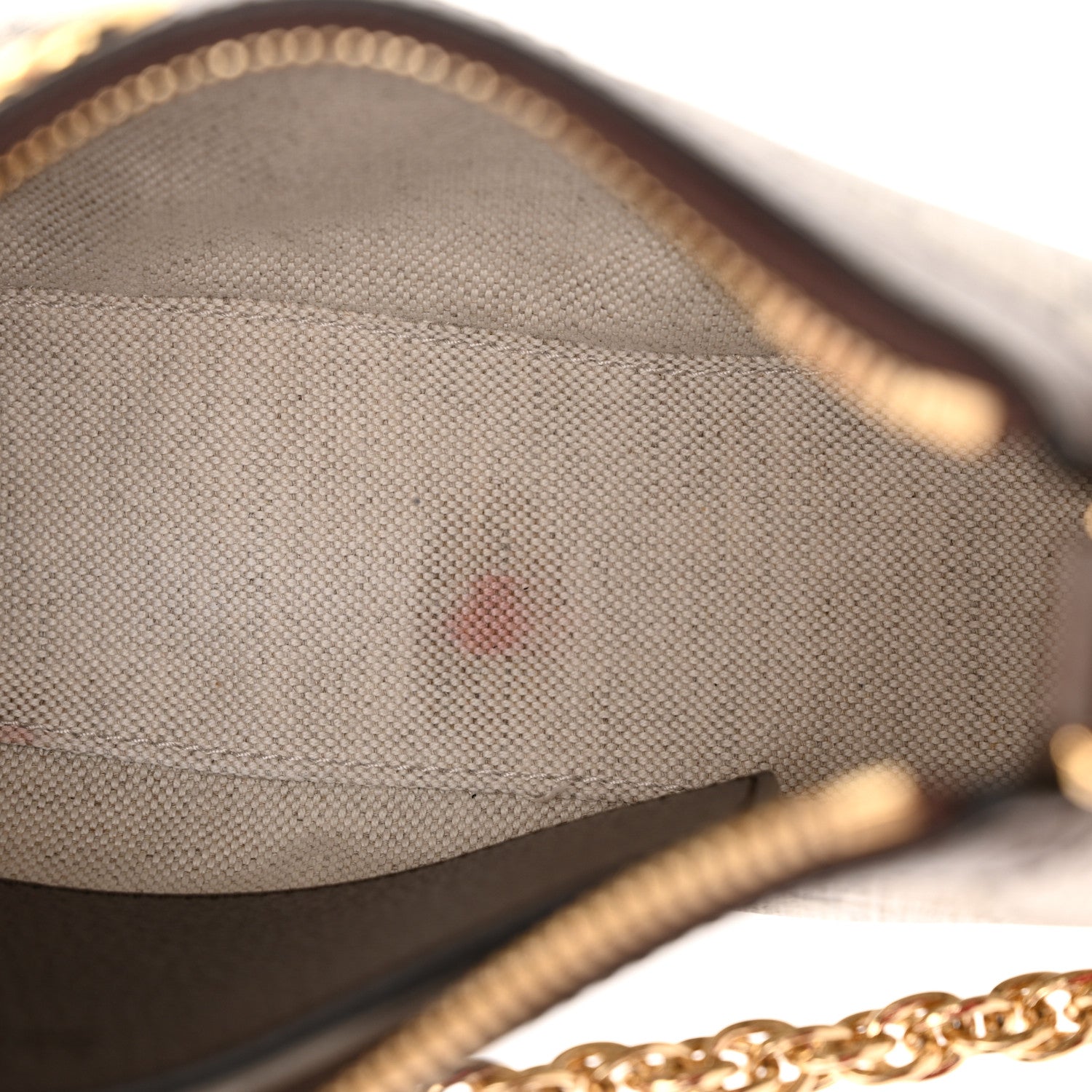 Gucci GG Supreme Monogram Textured Dollar Calfskin Web Small Ophidia GG Handbag Beige Ebony New Acero 12 of 13