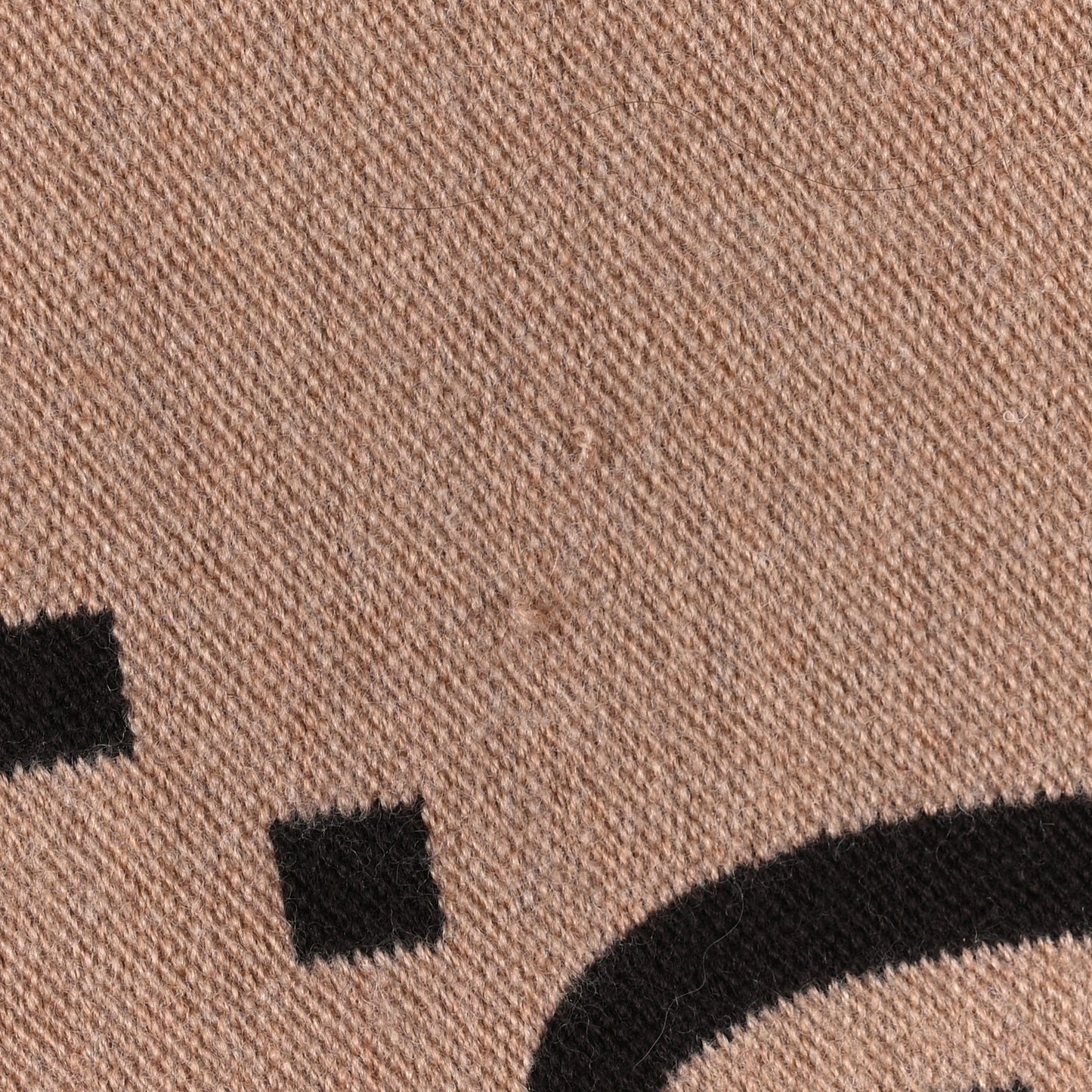 Wool Silk Monogram Jumbo GG Freedom Scarf Dark Brown Beige