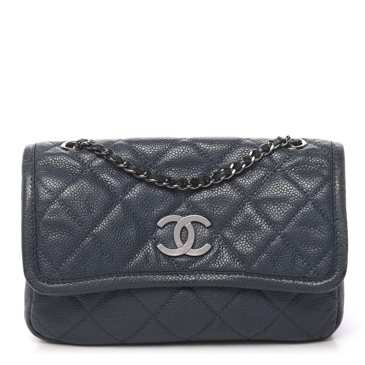 Caviar Small Natural Beauty Flap Blue