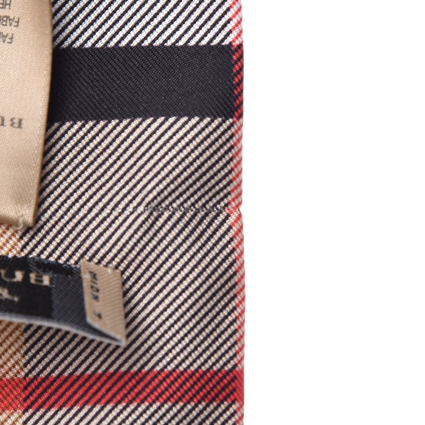 Silk Castleford Check Skinny Scarf Camel
