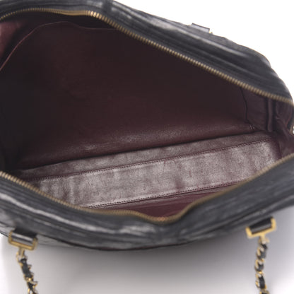 Chanel Lambskin Quilted Shoulder Bag Black 5 of 16