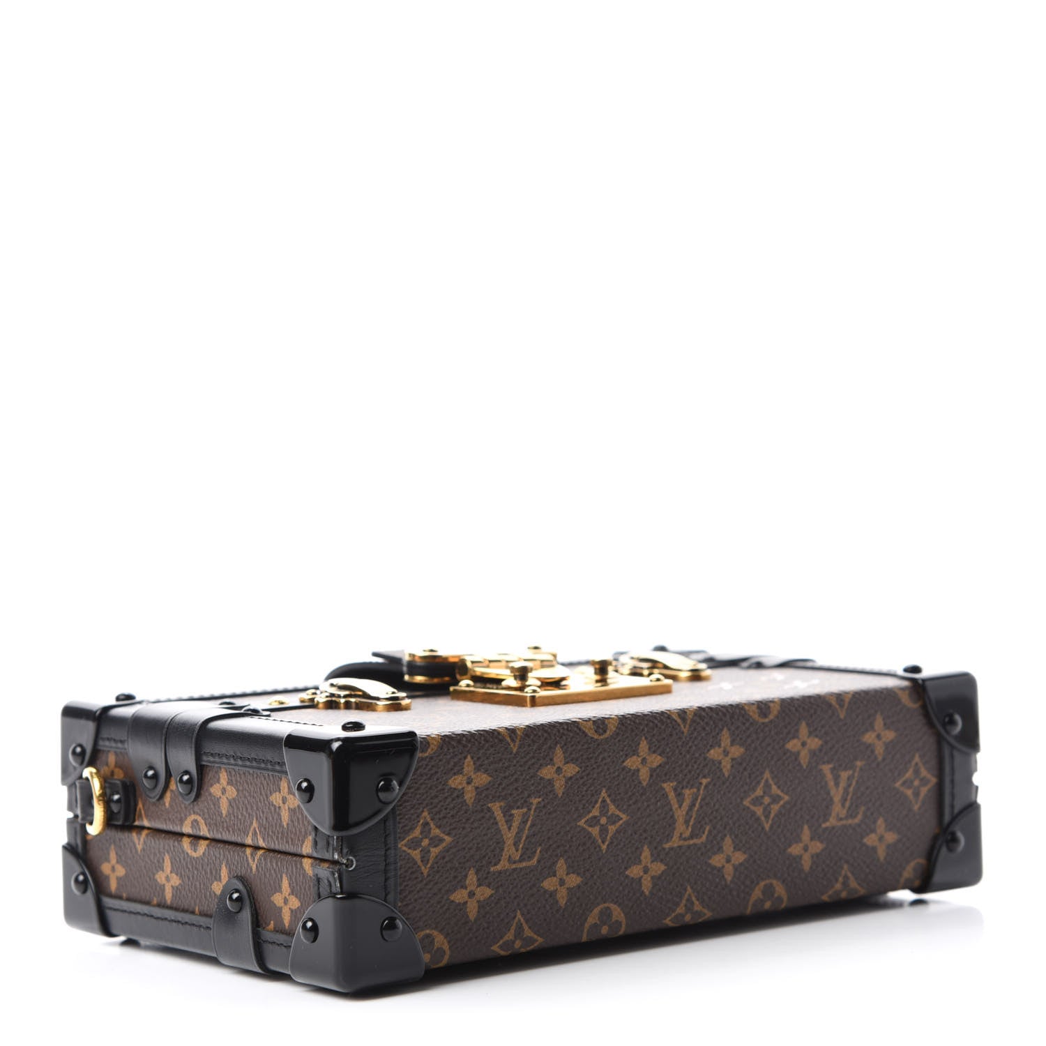 Louis Vuitton Monogram Petite Malle Black 4 of 11