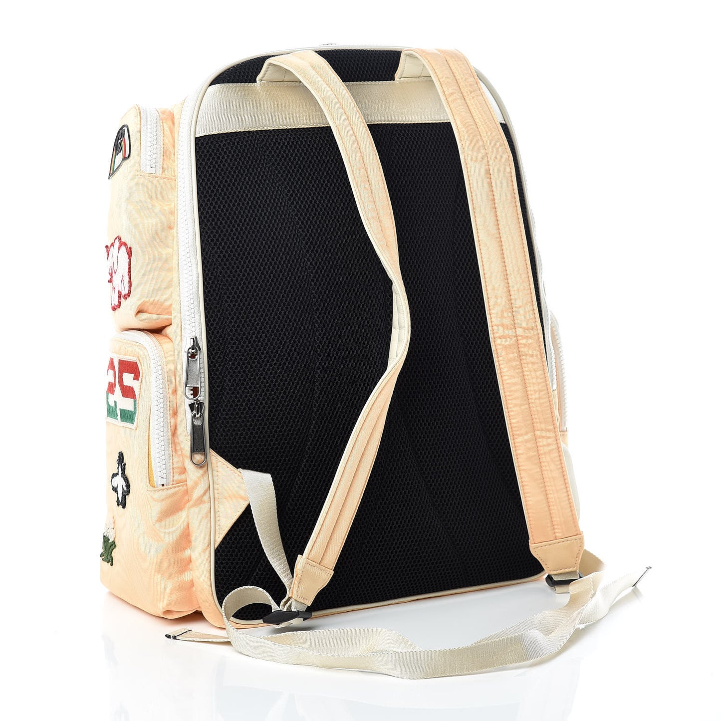 X MLB Nylon NY Yankees Patches Backpack Bianco