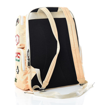 Gucci X MLB Nylon NY Yankees Patches Backpack Bianco 3 of 11