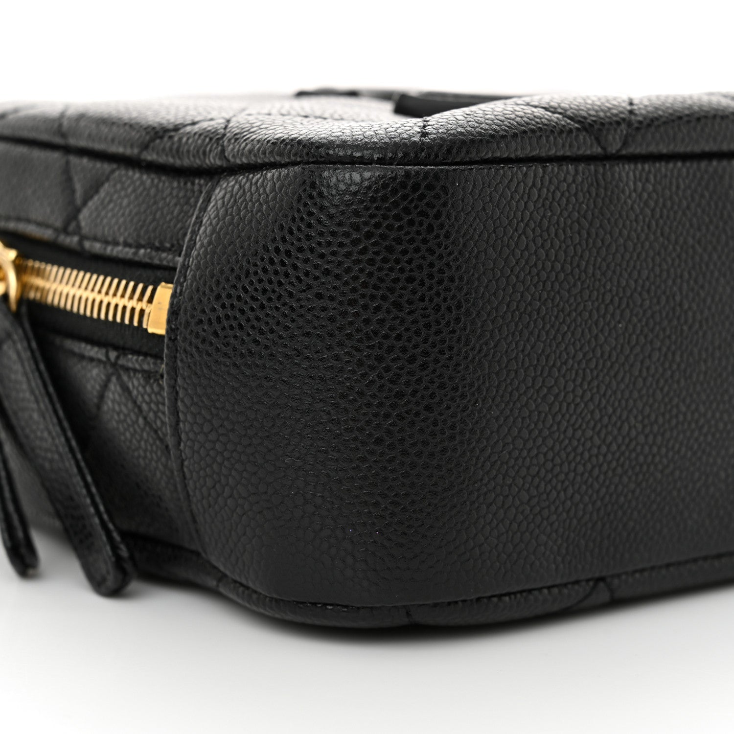 Chanel Caviar Quilted CC Vanity Case Black 9 of 12