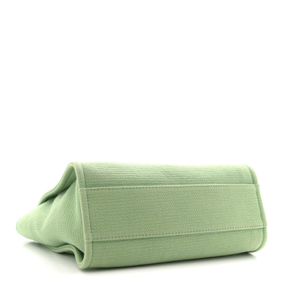 Chanel Mixed Fibers Small Deauville Tote Green 5 of 11