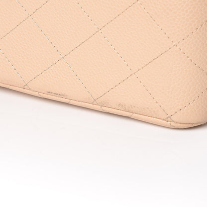 Chanel Caviar Quilted Jumbo Double Flap Beige Clair 12 of 18