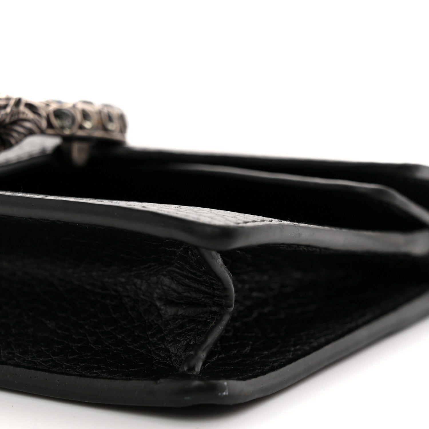 Gucci Calfskin Super Mini Dionysus Shoulder Bag Black 9 of 12