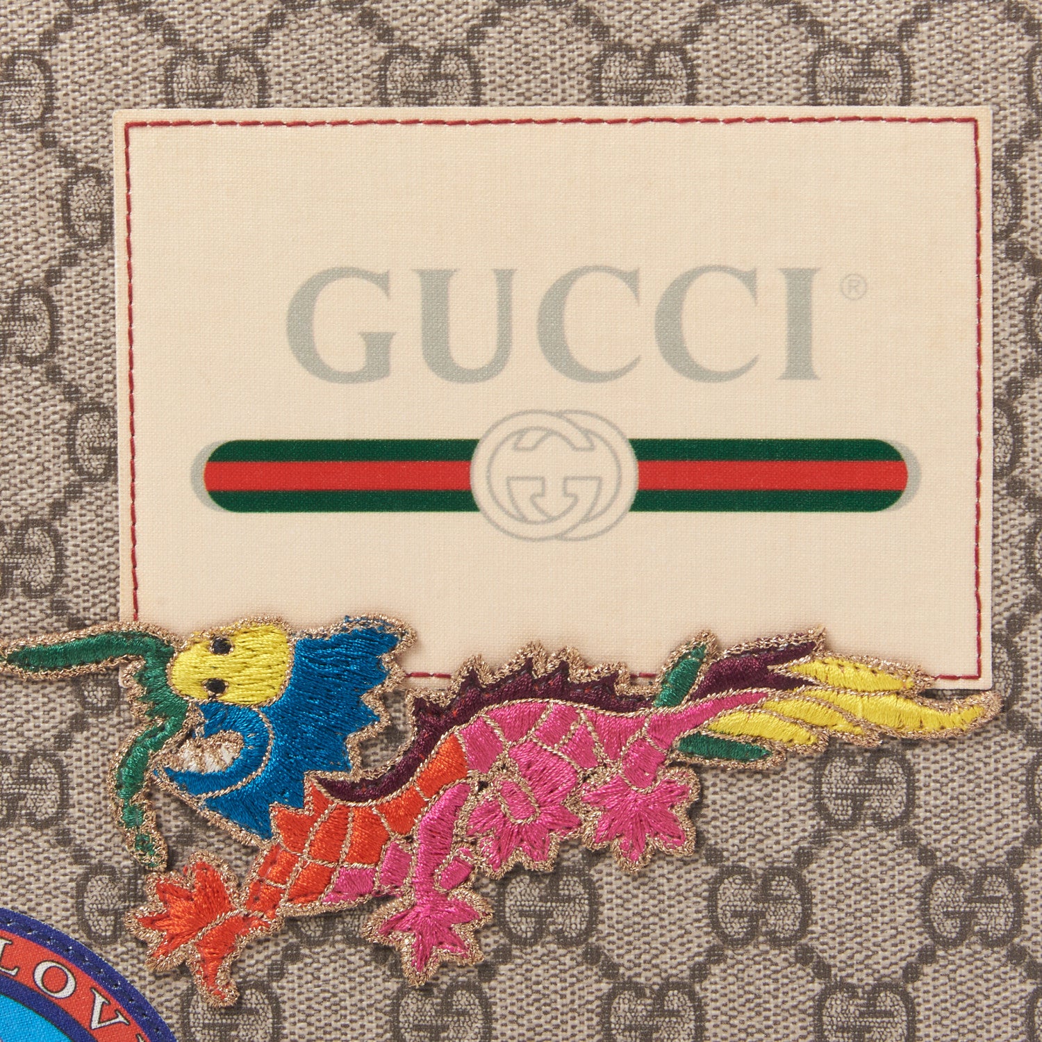 Gucci GG Supreme Monogram Courrier Crossbody Messenger Clutch 7 of 8
