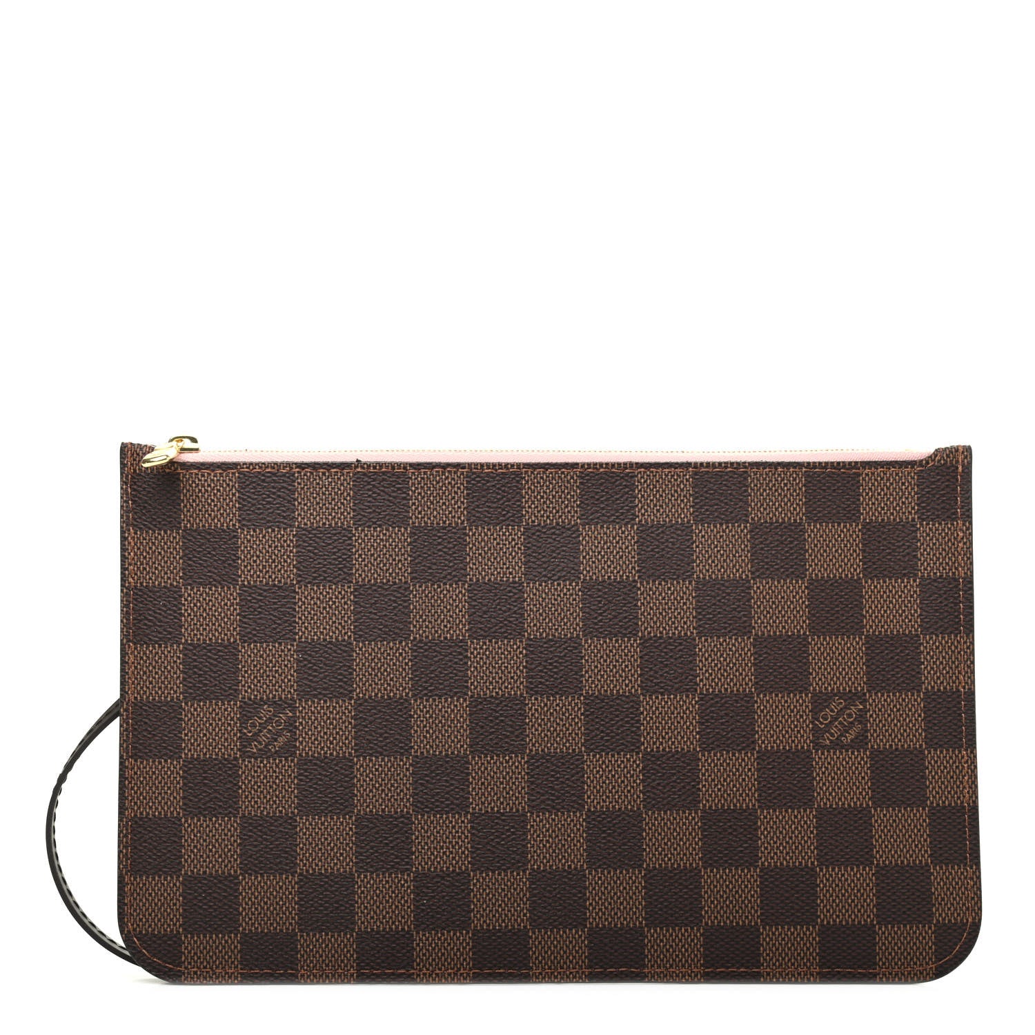 Louis Vuitton Damier Ebene Neverfull MM GM Pochette Rose Ballerine 1 of 7